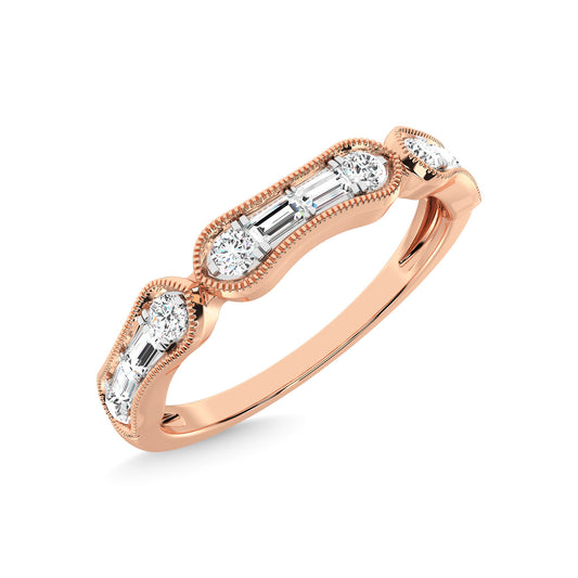 N.J. Diamonds | Rose Gold Diamond Stackable Bands | Bands