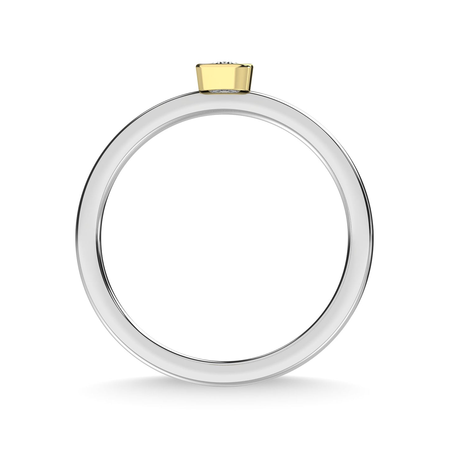 N.J. Diamonds | Two-Tone Diamond Anniversary Ring