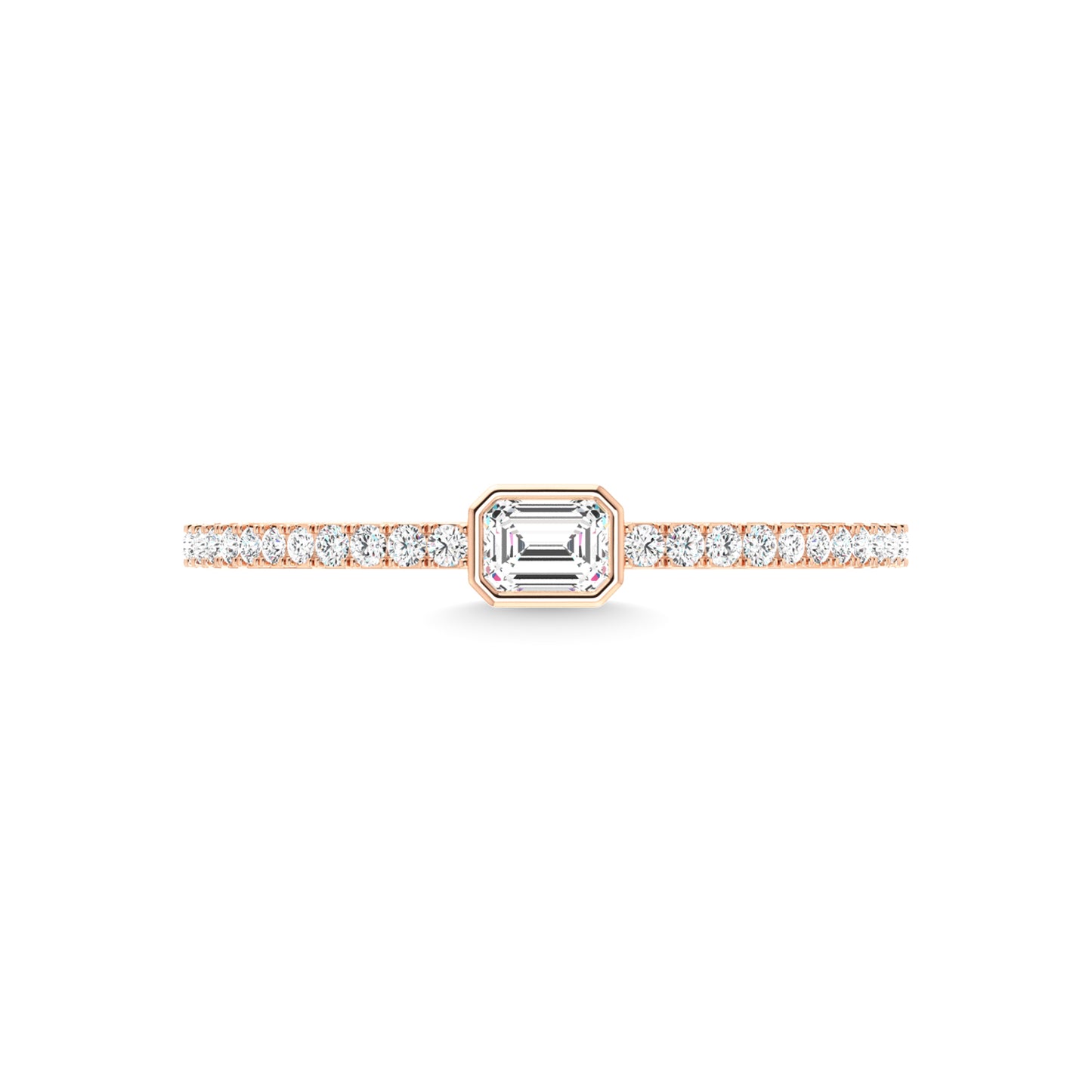 N.J. Diamonds | Rose Gold Diamond Stackable Bands | Bands