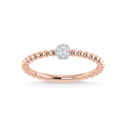 N.J. Diamonds | Rose Gold Diamond Stackable Bands | Bands