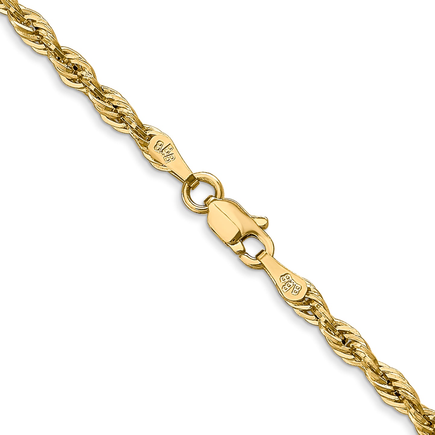 14ky 2.8mm Semi-Solid Rope Chain