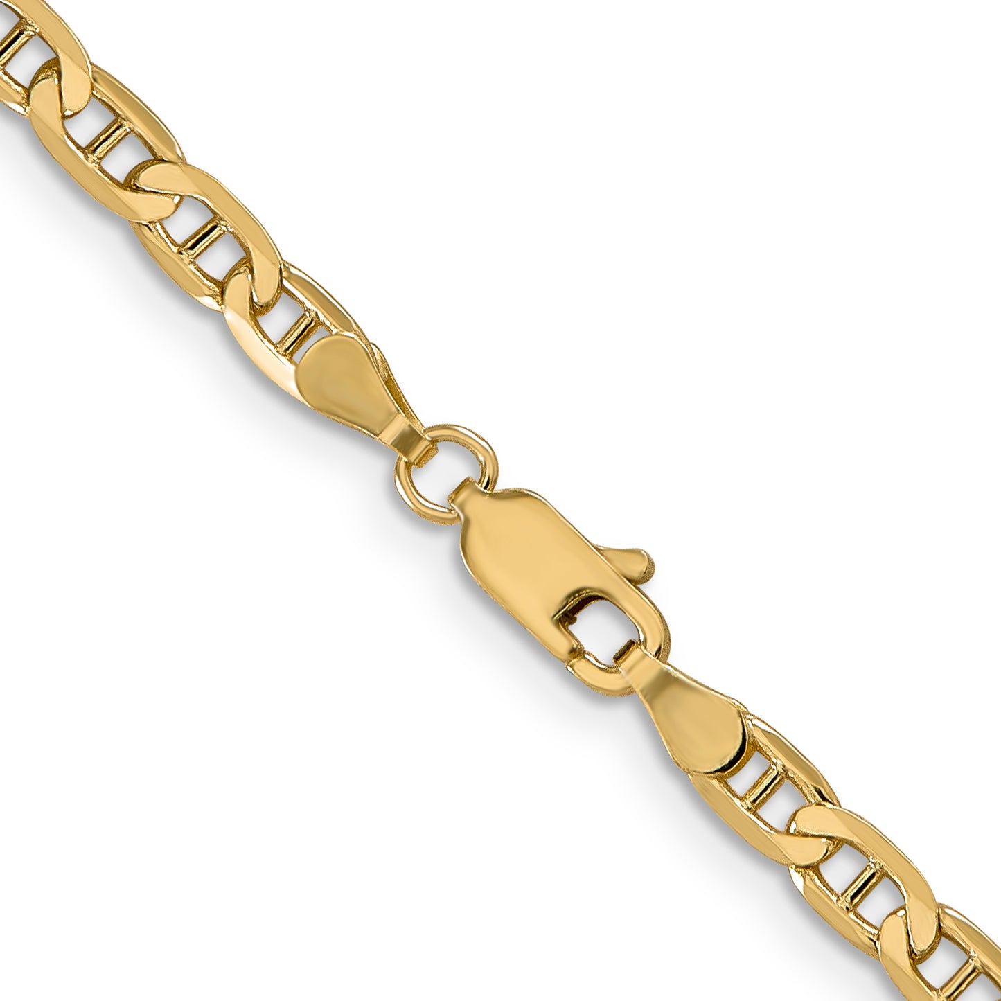 14k 3.75mm Concave Anchor Chain