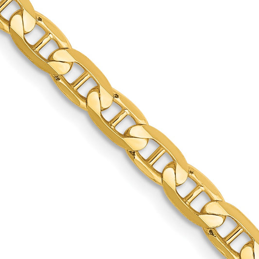 14k 3.75mm Concave Anchor Chain