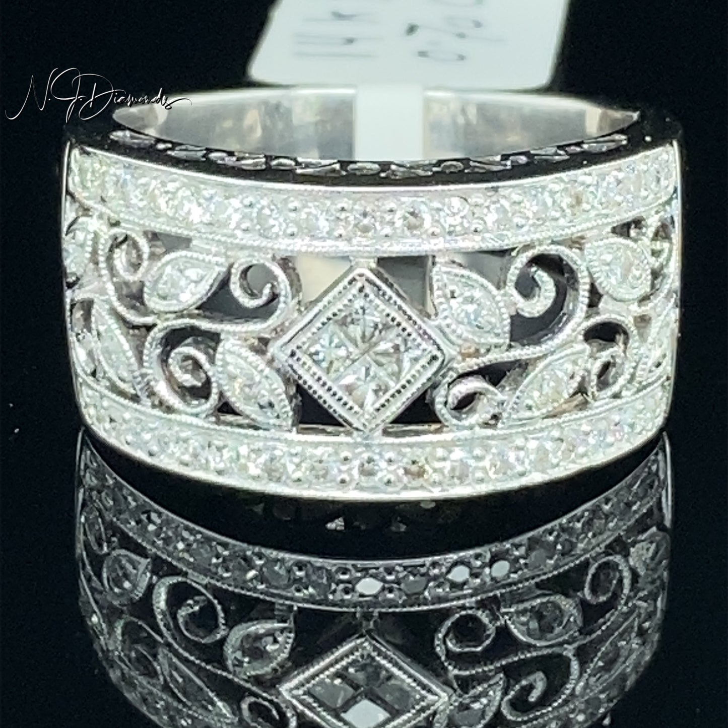 White Gold Diamond Ring | N.J. Diamonds | Diamond Jewelry Store Dearborn, MI
