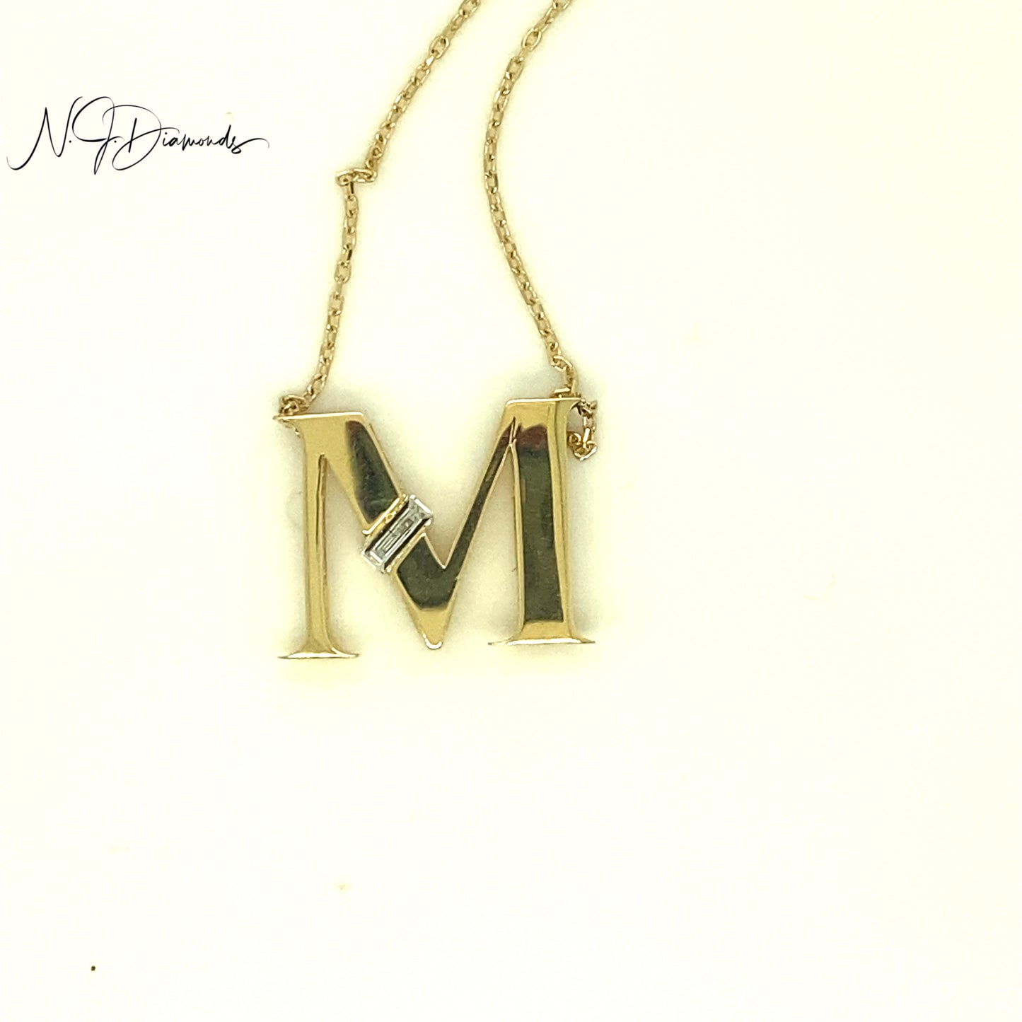 Diamond Initial Charms  | Dearborn | Gold Jewelry Store