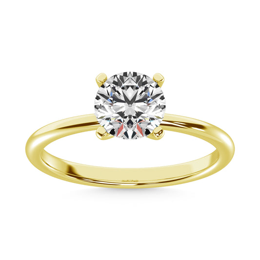 14K Yellow Gold Lab Grown Diamond 1 Ct.Tw. Solitaire Ring