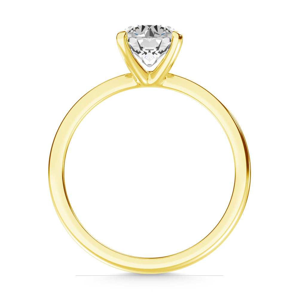 14K Yellow Gold Lab Grown Diamond 1 Ct.Tw. Solitaire Ring