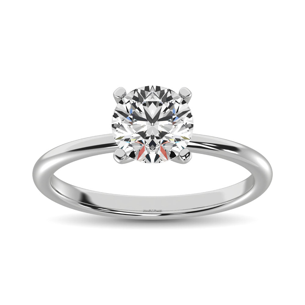 14K White Gold Lab Grown Diamond 3/4 Ct.Tw. Solitaire Ring