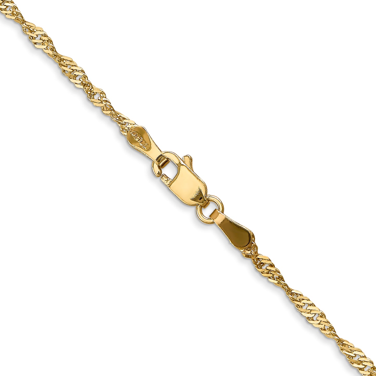 14k 1.70mm Singapore Chain