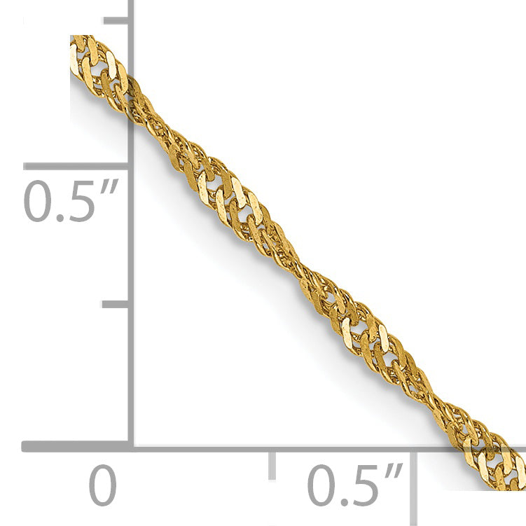 14k 1.70mm Singapore Chain