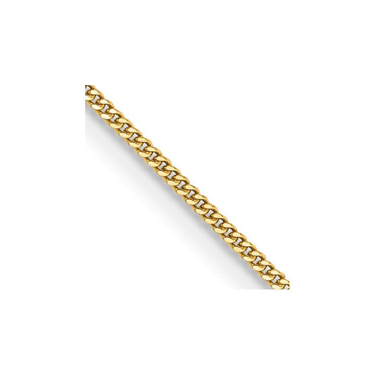 N.J. Diamonds Gold Chains | Curb Pendant Chain | Gold Chain