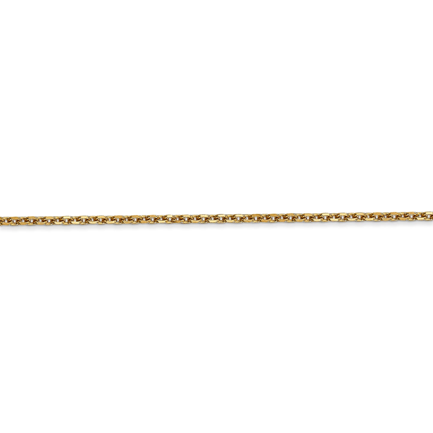 14k 1.65mm Solid D/C Cable Chain