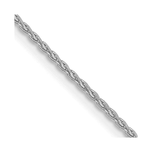 14k WG 1.2mm Parisian Wheat Chain