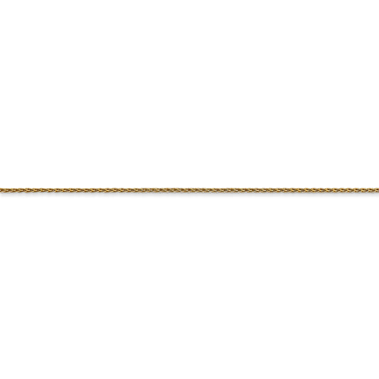 14k 1mm Parisian Wheat Chain