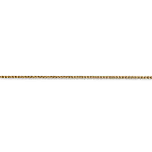 14k 1.2mm Parisian Wheat Chain