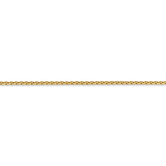 14K 1.5mm D/C Parisian Wheat Chain