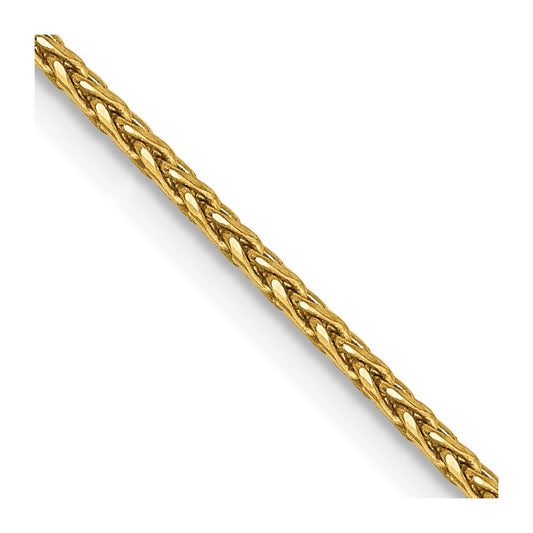 14K 1.5mm D/C Parisian Wheat Chain