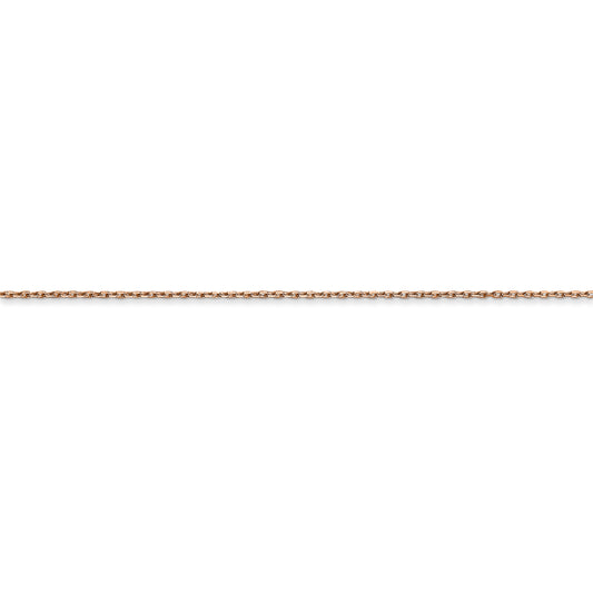 N.J. Diamonds Chains | 14k Rose Gold  D/C Cable Chain