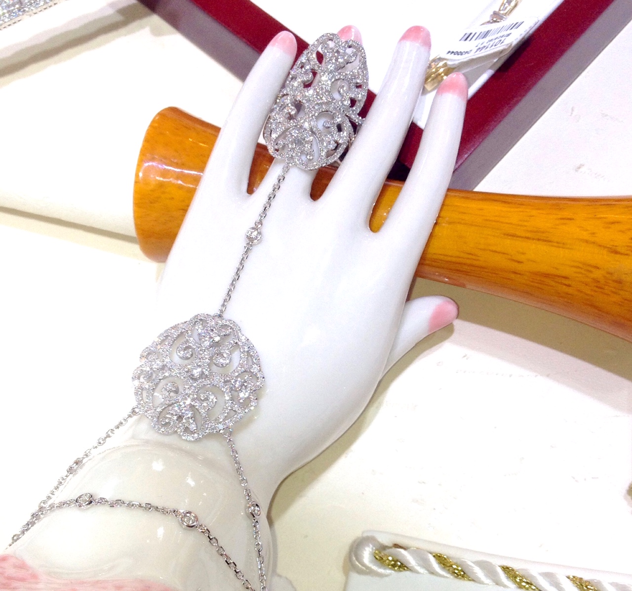 attached ring and bracelet