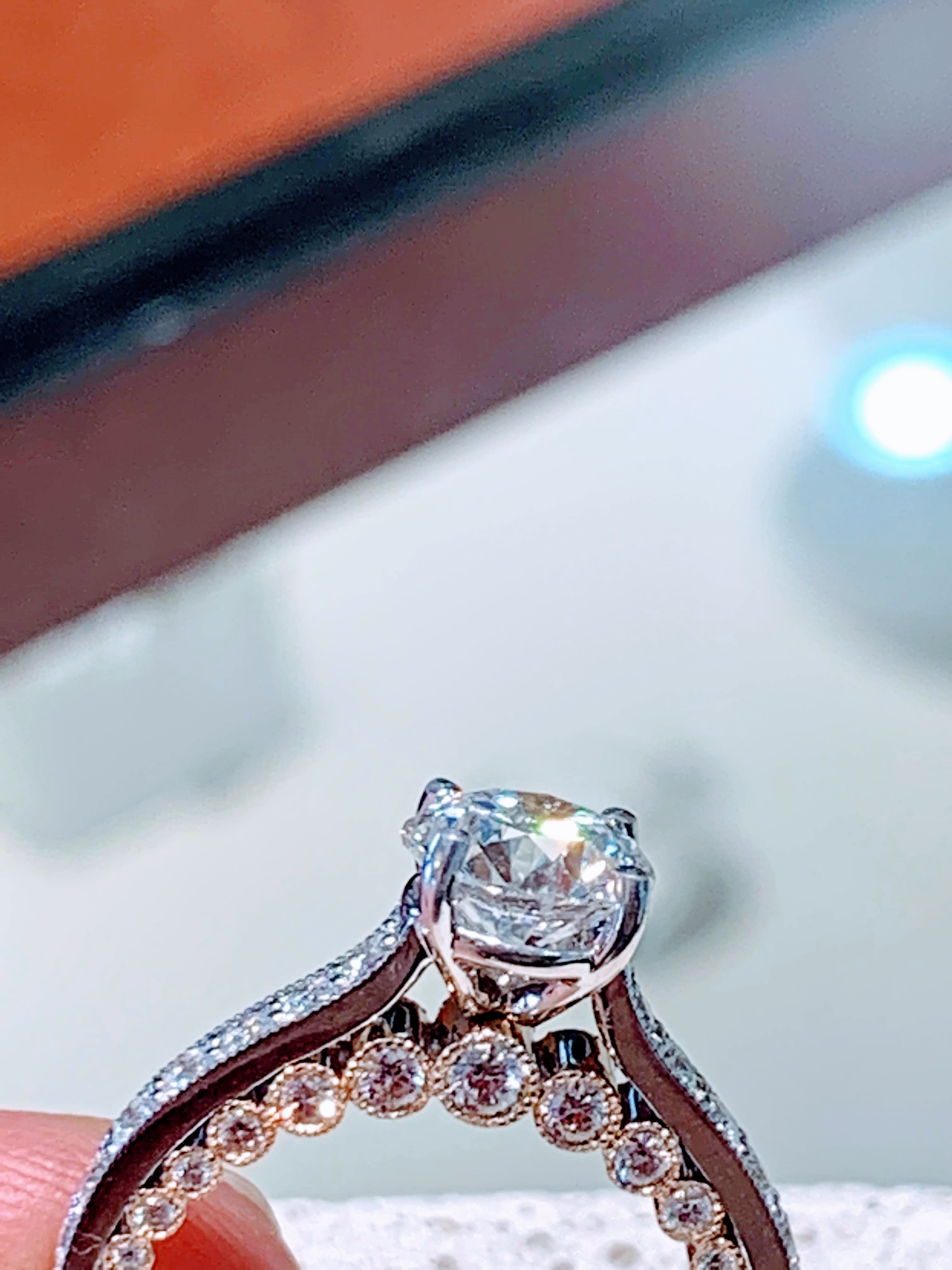 GIA Certified Diamonds +Custom Design=Perfection