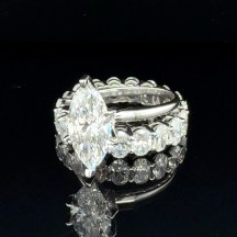 Top Jewelry Designer in Dearborn. This is a white gold diamond engagement ring. Custom designed by Custom by Z .