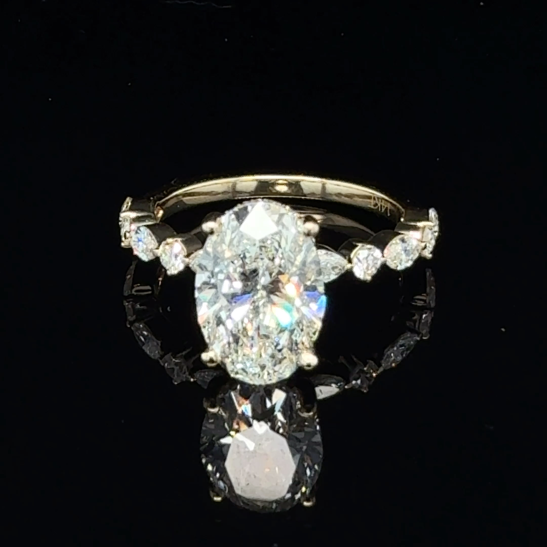 Diamond Engagement Ring Waiting  To  Tell A Story.