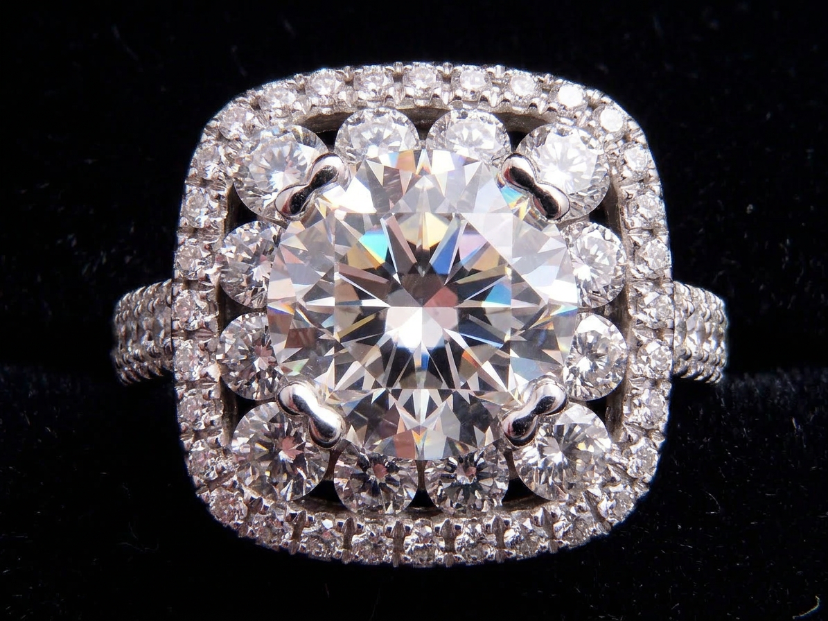 Round Diamond Engagement Ring: With a GIA Certified Diamond.