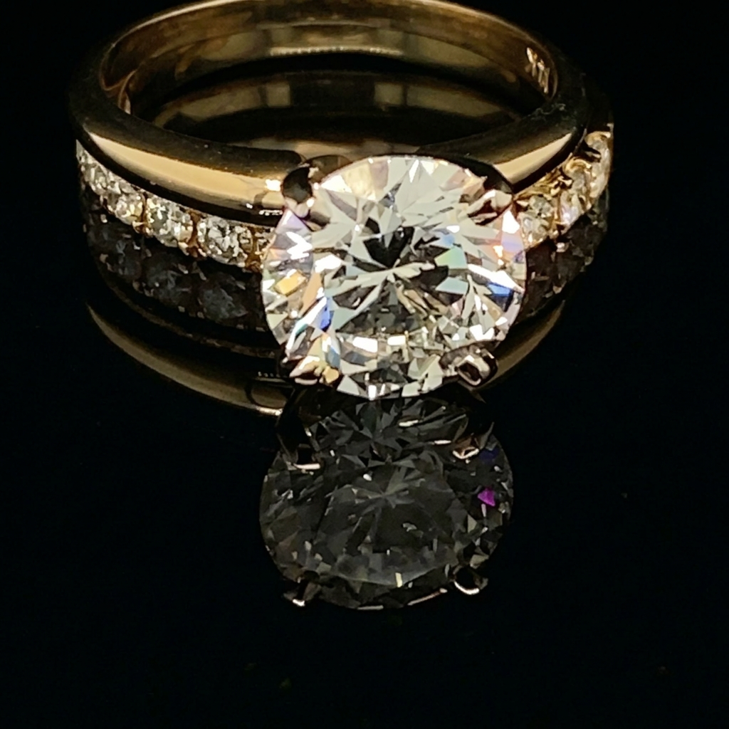 Custom Designed Diamond Engagement Rings